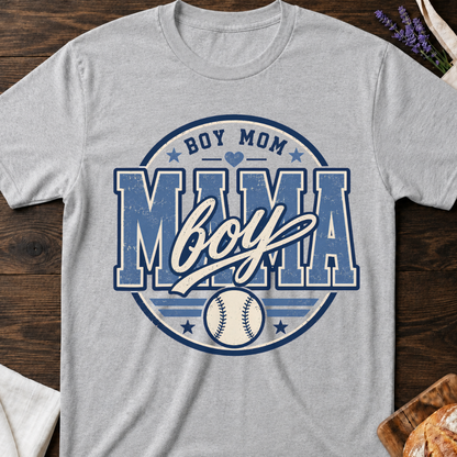 Boy Mom Baseball T-Shirt