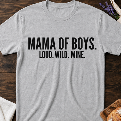 Mama of Boys Shirt - Boy Mom Life Tee