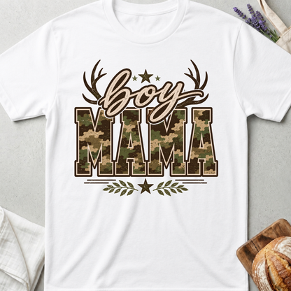Boy Mama Camouflage T-Shirt