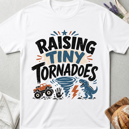 Raising Tiny Tornadoes Shirt - Funny Boy Mom Tee