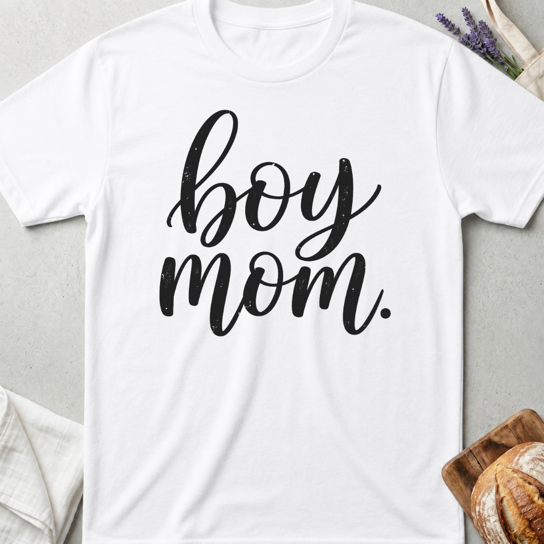 Minimalist Boy Mom T-Shirt