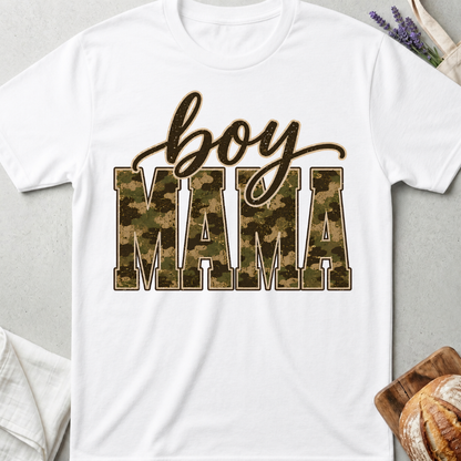 Camouflage Boy Mama Shirt