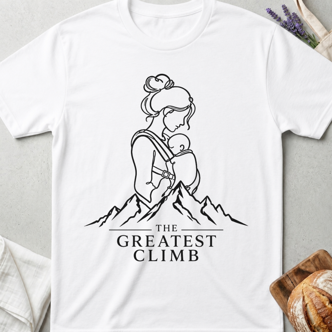 The Greatest Climb Shirt – Adventure Mom Tee | Minimal Motherhood Shirt