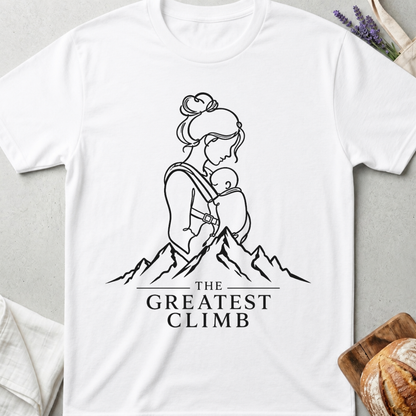 The Greatest Climb Shirt – Adventure Mom Tee | Minimal Motherhood Shirt