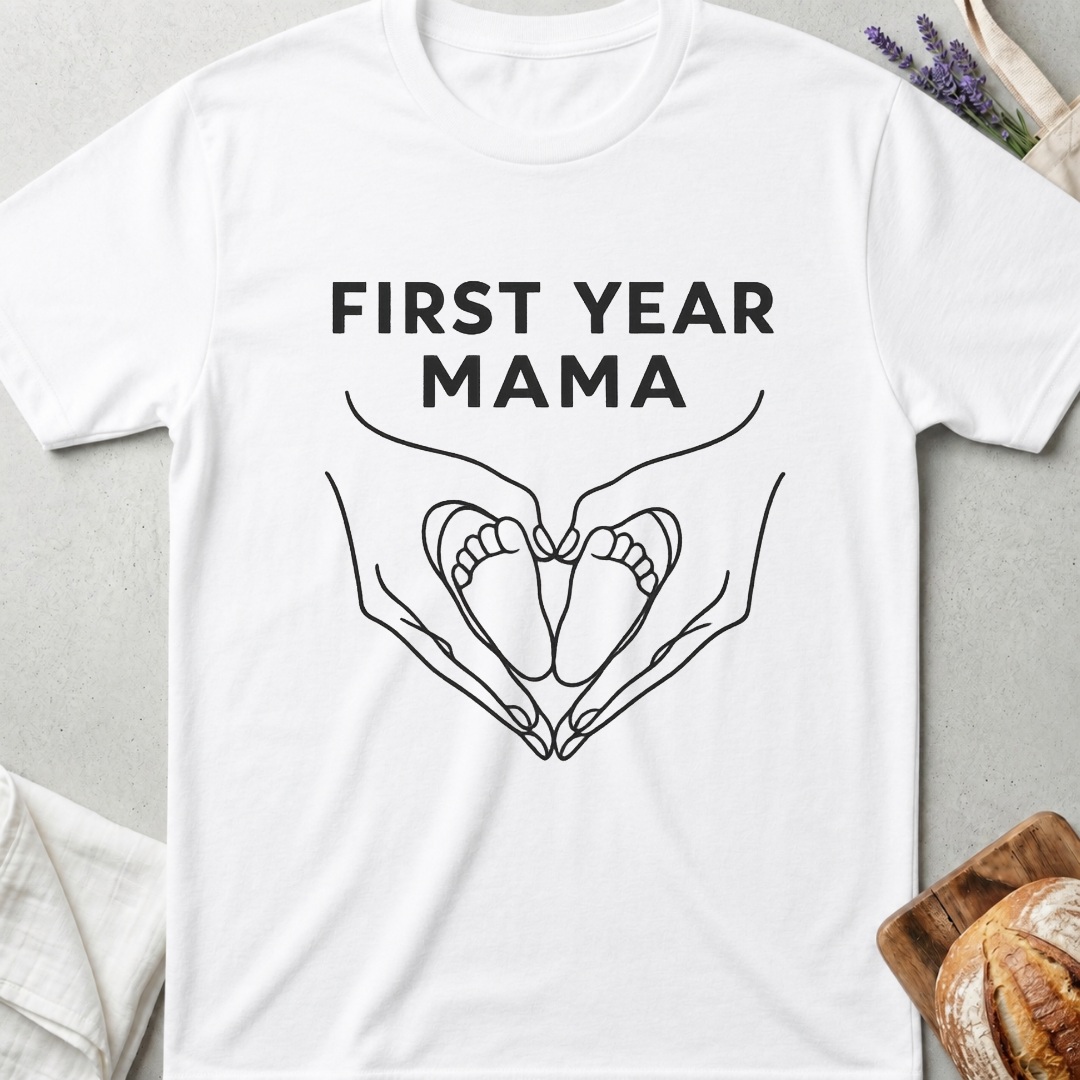 First Year Mama T-Shirt | First Time Mom Tee