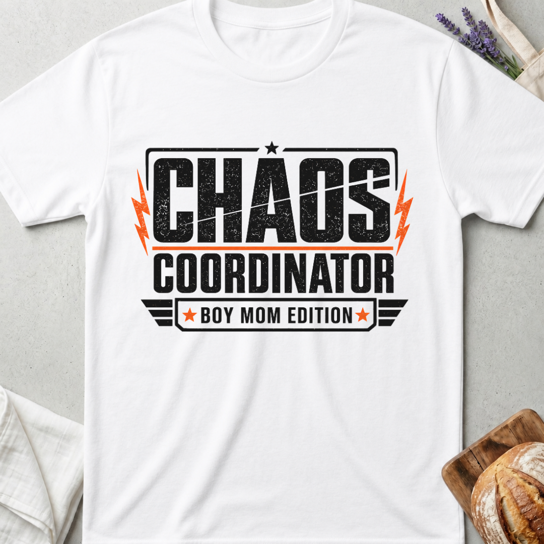 Chaos Coordinator Boy Mom T-Shirt | Funny Boy Mom Shirt