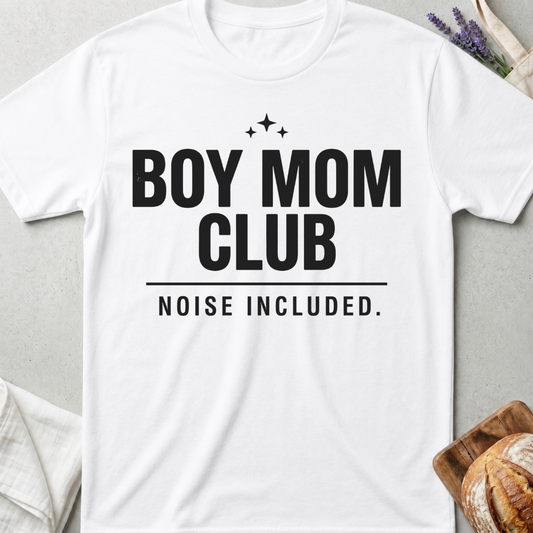 Boy Mom Club T-Shirt | Noise Included