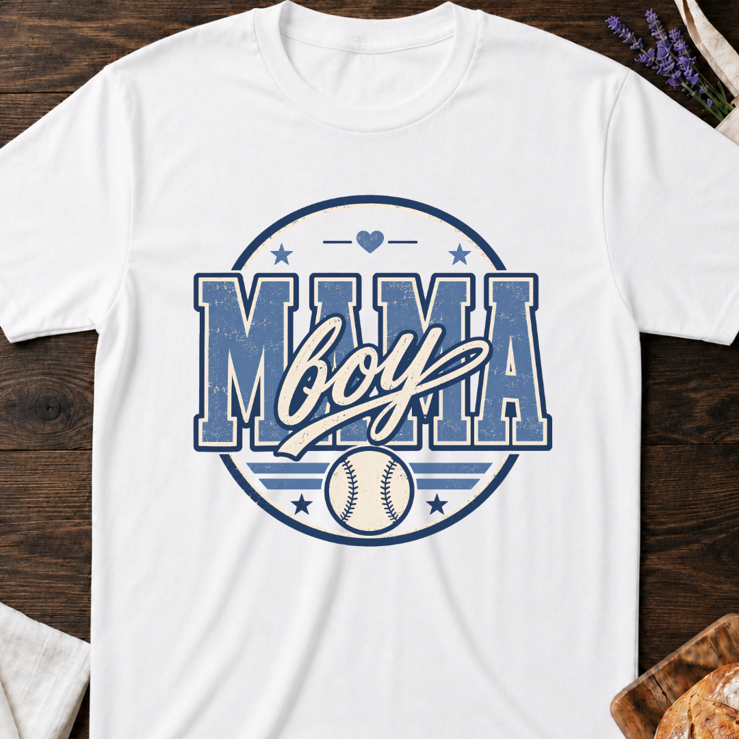 Mama Boy Baseball T-Shirt