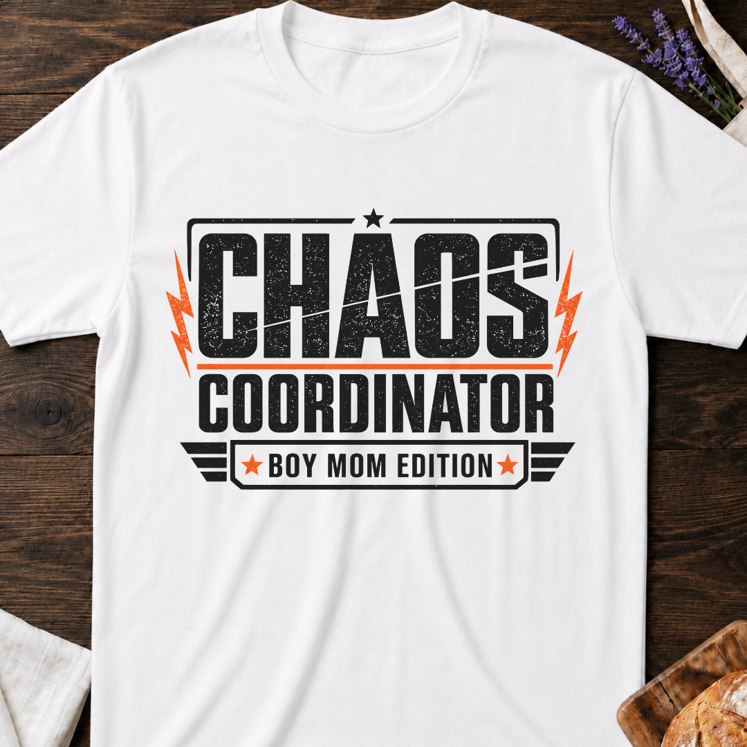 Chaos Coordinator Boy Mom T-Shirt | Funny Boy Mom Shirt