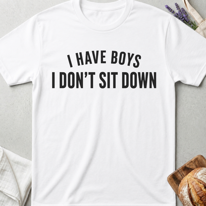 For Moms Who Never Sit Down T-shirt - Funny Mom Life Tee