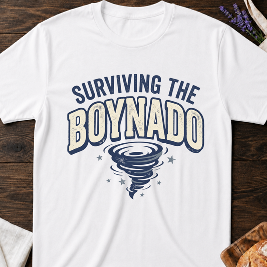 Surviving the Boynado T-Shirt - Funny Mama Tee