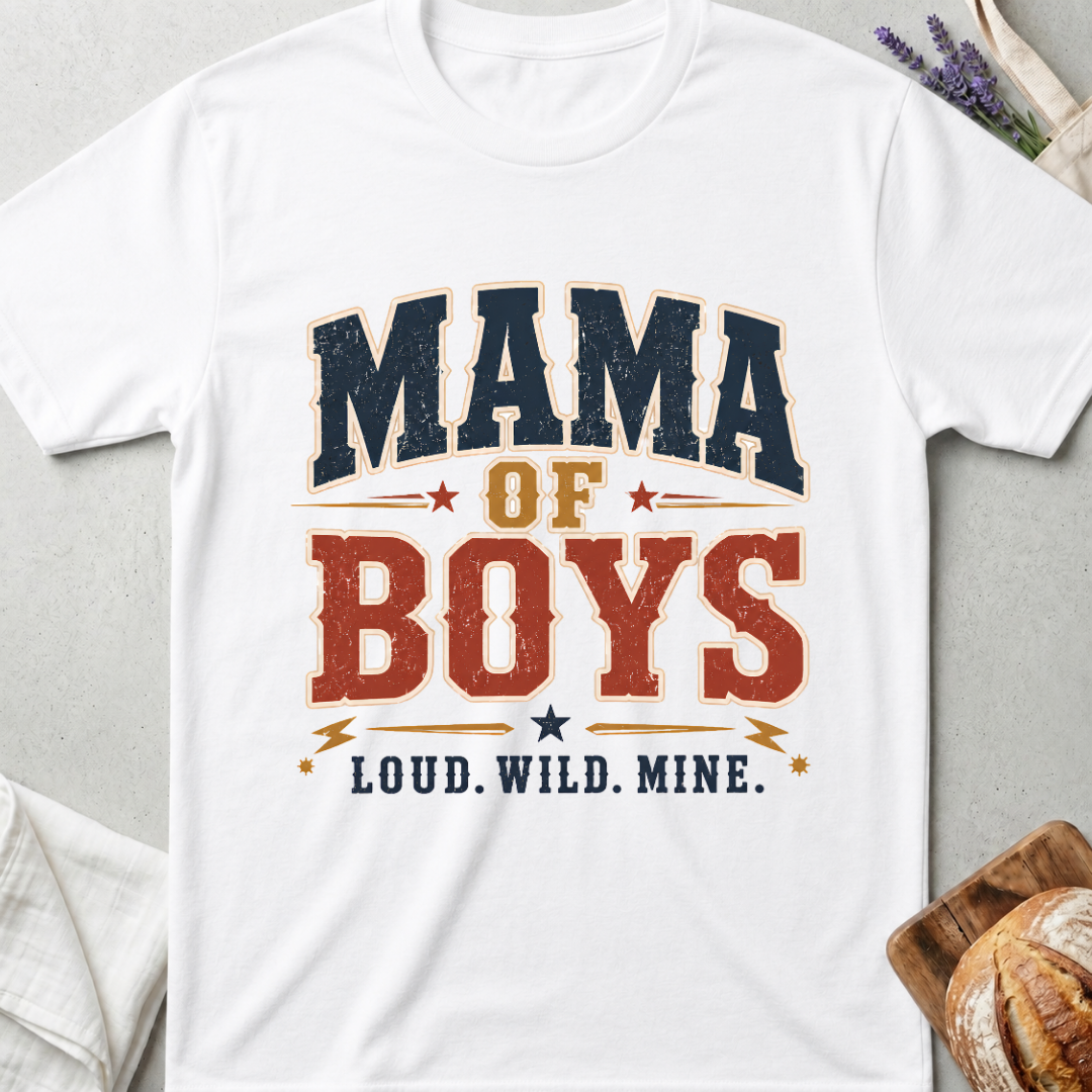 Mama of Boys Shirt | Loud Wild Mine T-shirt