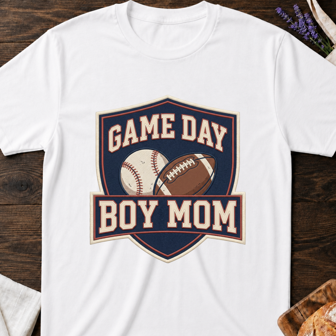Game Day Boy Mom T-Shirt