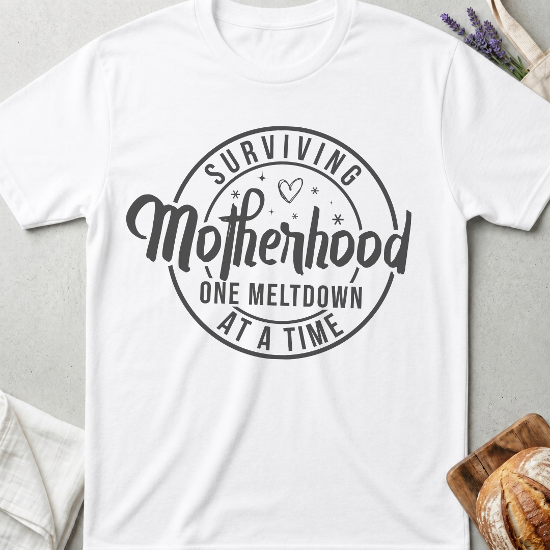Surviving Motherhood T-shirt - Funny Mom Life Tee