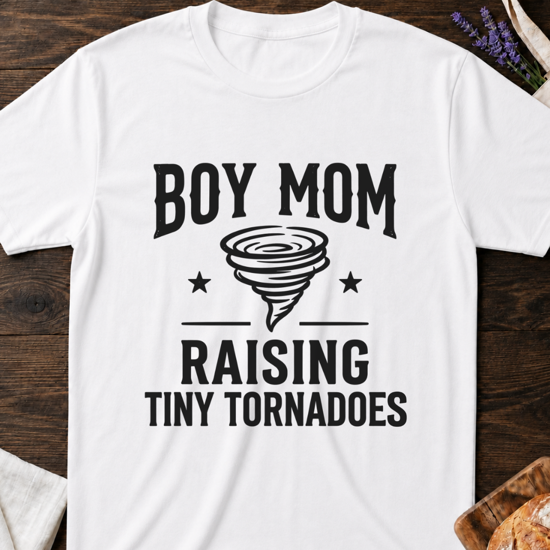 Tiny Tornadoes Mom T-Shirt