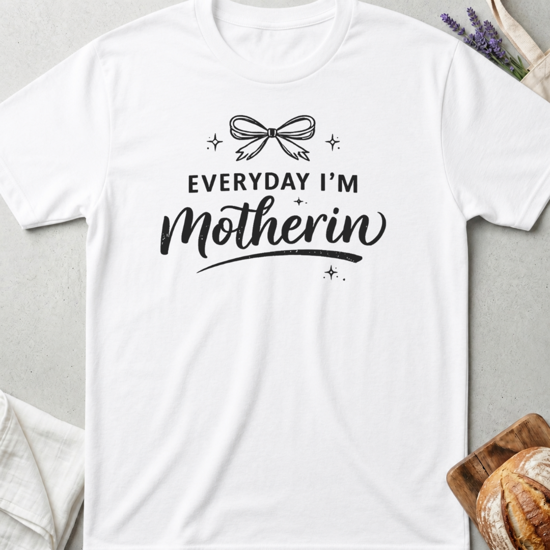 Everyday I’m Motherin Shirt – Cute & Relatable Mom T-Shirt