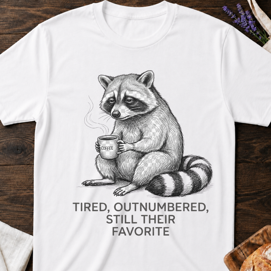 Tired Outnumbered Still Their Favorite T-shirt | Funny Mom Tee