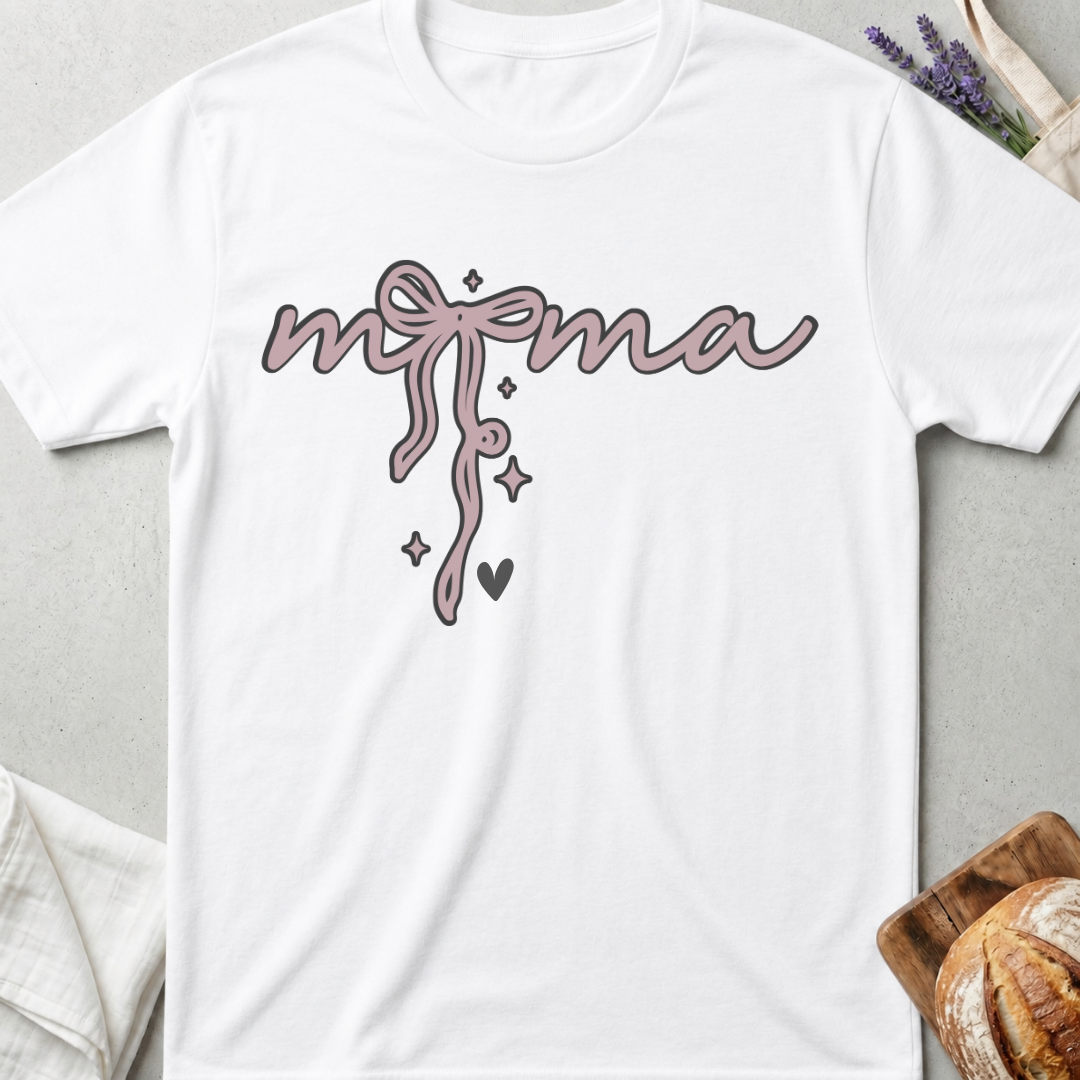 Mama Bow T-Shirt - Shirt for Moms