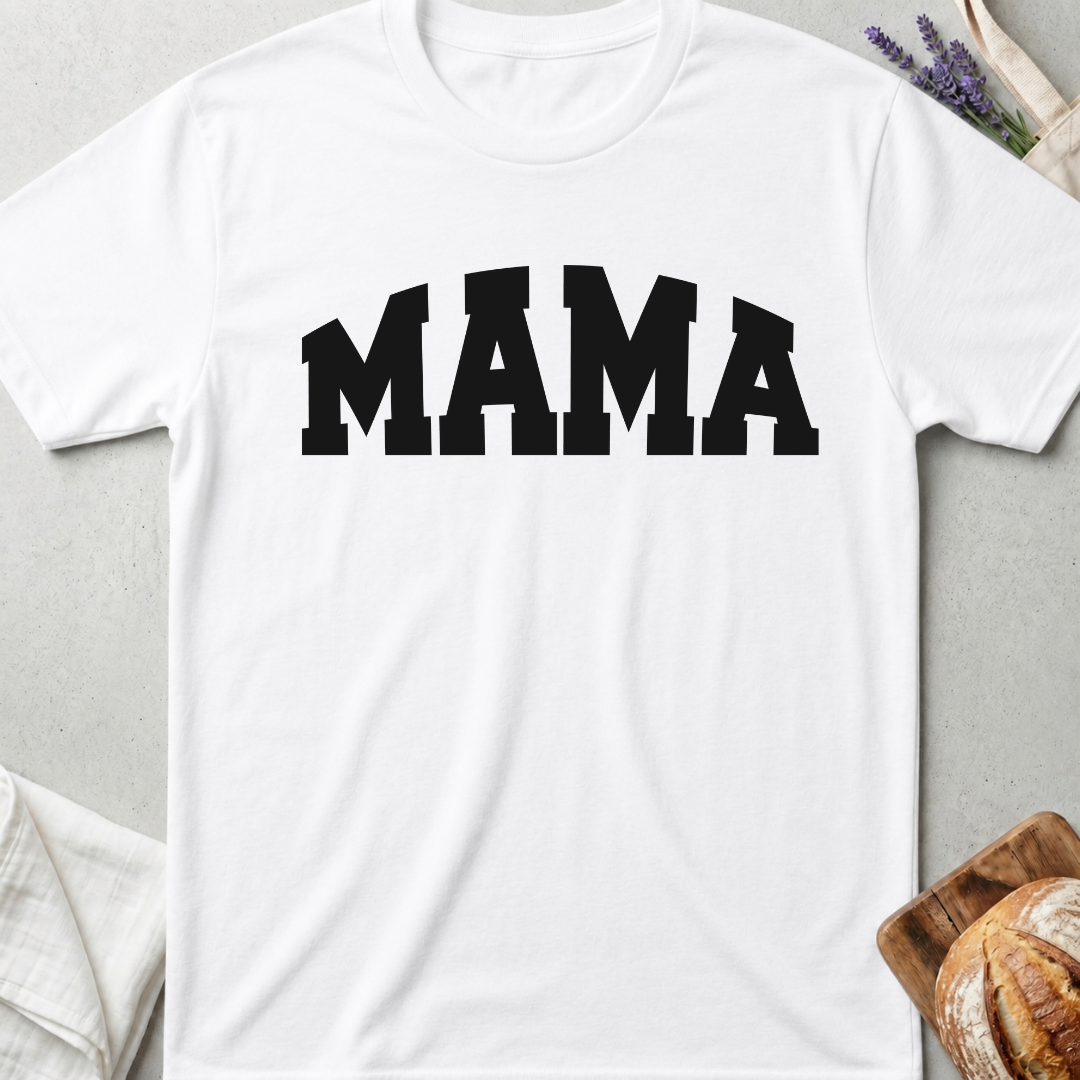 Mama Varsity T-shirt - Mom Shirt