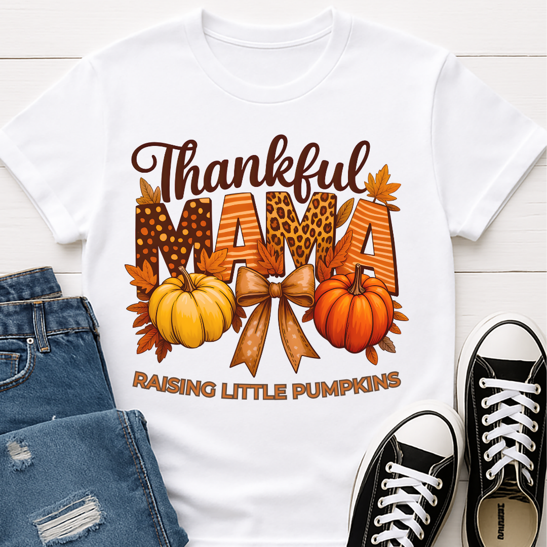 Thankful Mama Raising Little Pumpkins T-shirt
