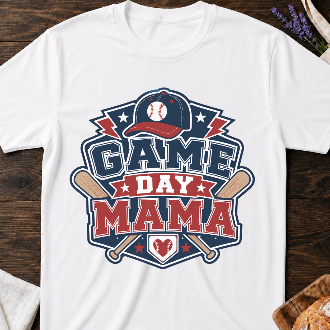 Game Day Mama Baseball T-shirt | Mom Sports Shirt