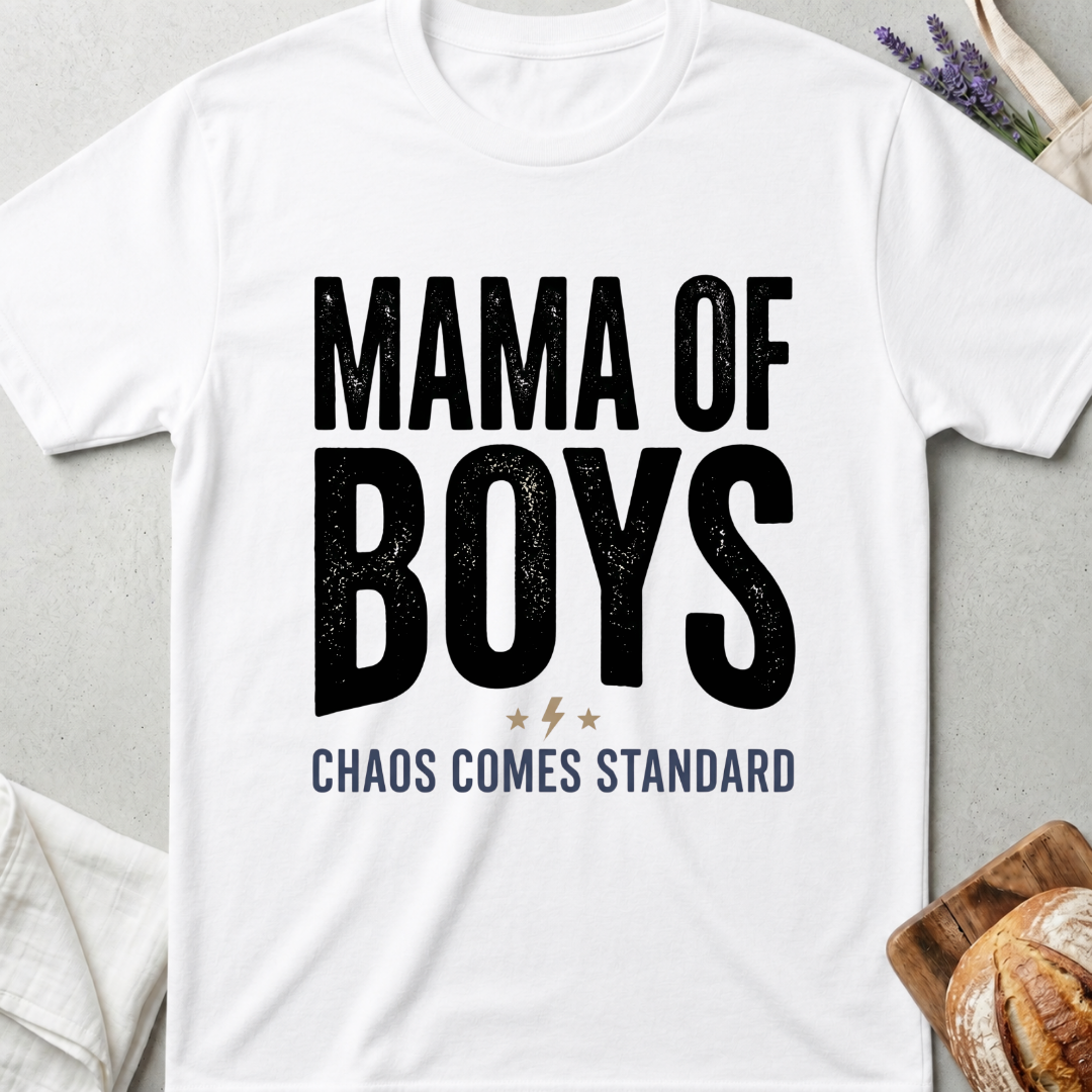 Mama of Boys | Chaos Comes Standard T-shirt