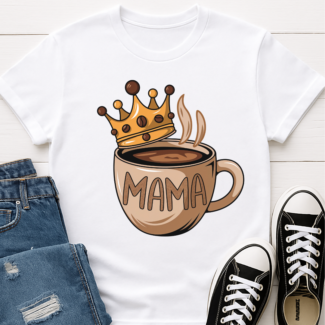 Mama Coffee Graphic T-shirt