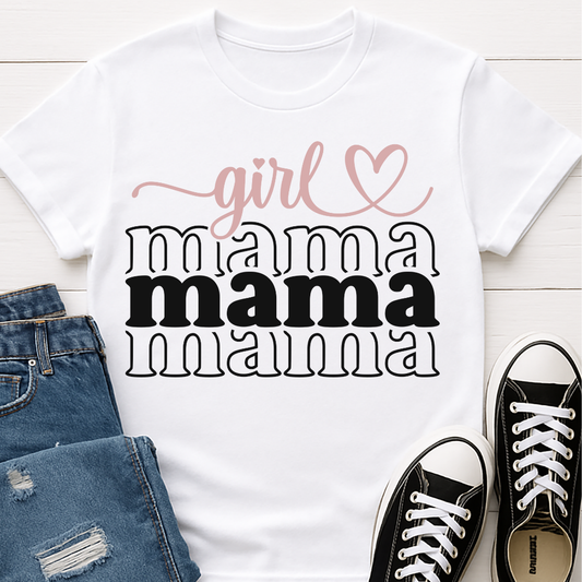 Girl Mama T-shirt - Mom Tee