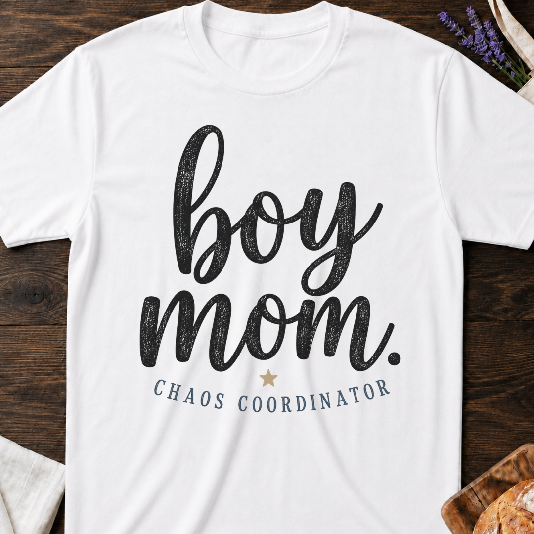 Boy Mom Chaos Coordinator T-shirt